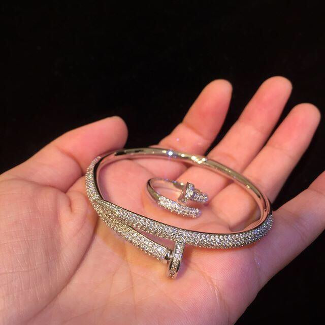 Nuts About Her Bracelet And Ring Set Vista Shops