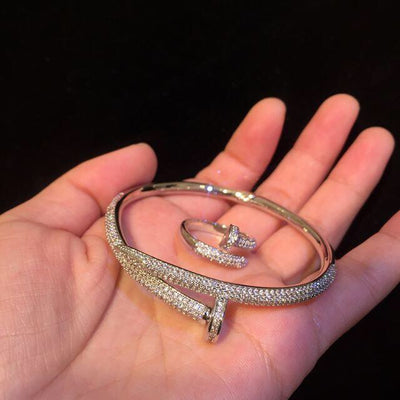 Nuts About Her Bracelet And Ring Set Vista Shops