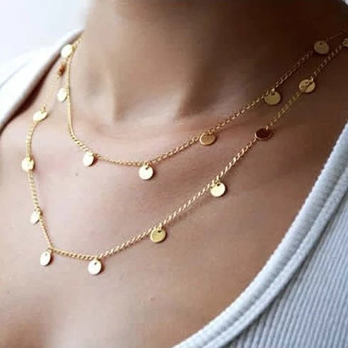 Shimmer Shimmer Long Necklace Vista Shops