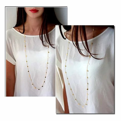 Shimmer Shimmer Long Necklace Vista Shops