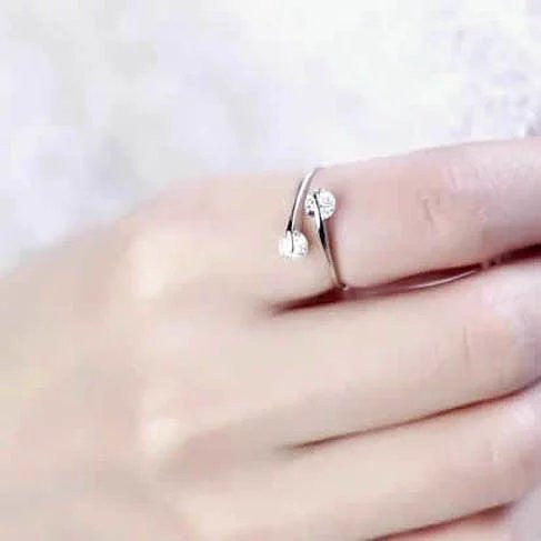 Match Made in Heaven Rings in Rose Gold and Pink Diamond Crystals Vista Shops