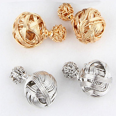 Silken Threads - Modern Vintage Earrings Vista Shops
