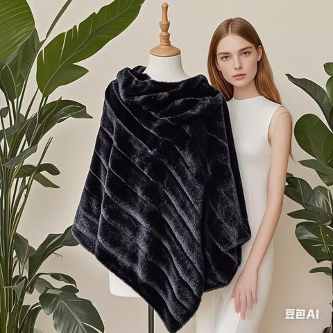 Velvety Winter Wrap Cheerful and Cozy Vista