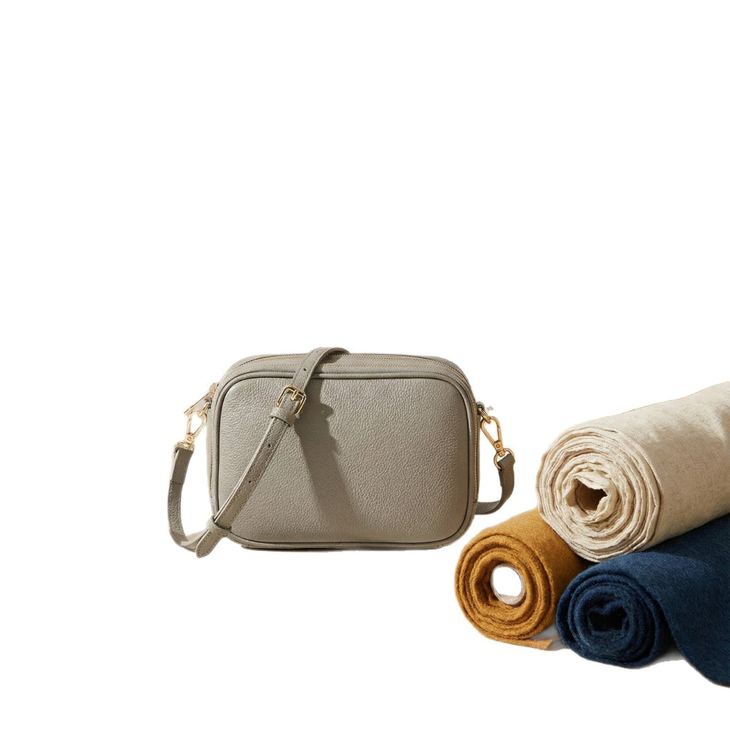 Moderna Dual-Zip Crossbody Bag for Travel and Everyday Essentials Vista