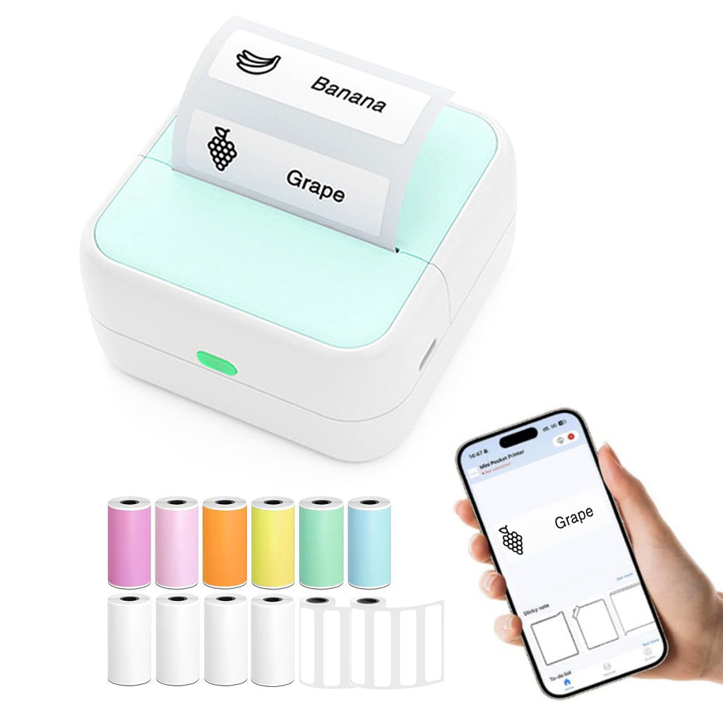 Mark Me Multi Label Portable Printer with 12 Free Rolls Vista