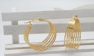 Ringa Ringa Hoops Multi Ring Earrings Vista Shops