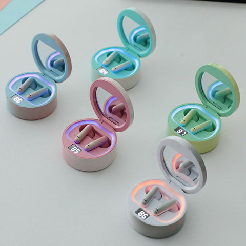 Reflection Aura Gradient Mirror Wireless Bluetooth Earbuds Vista Shops