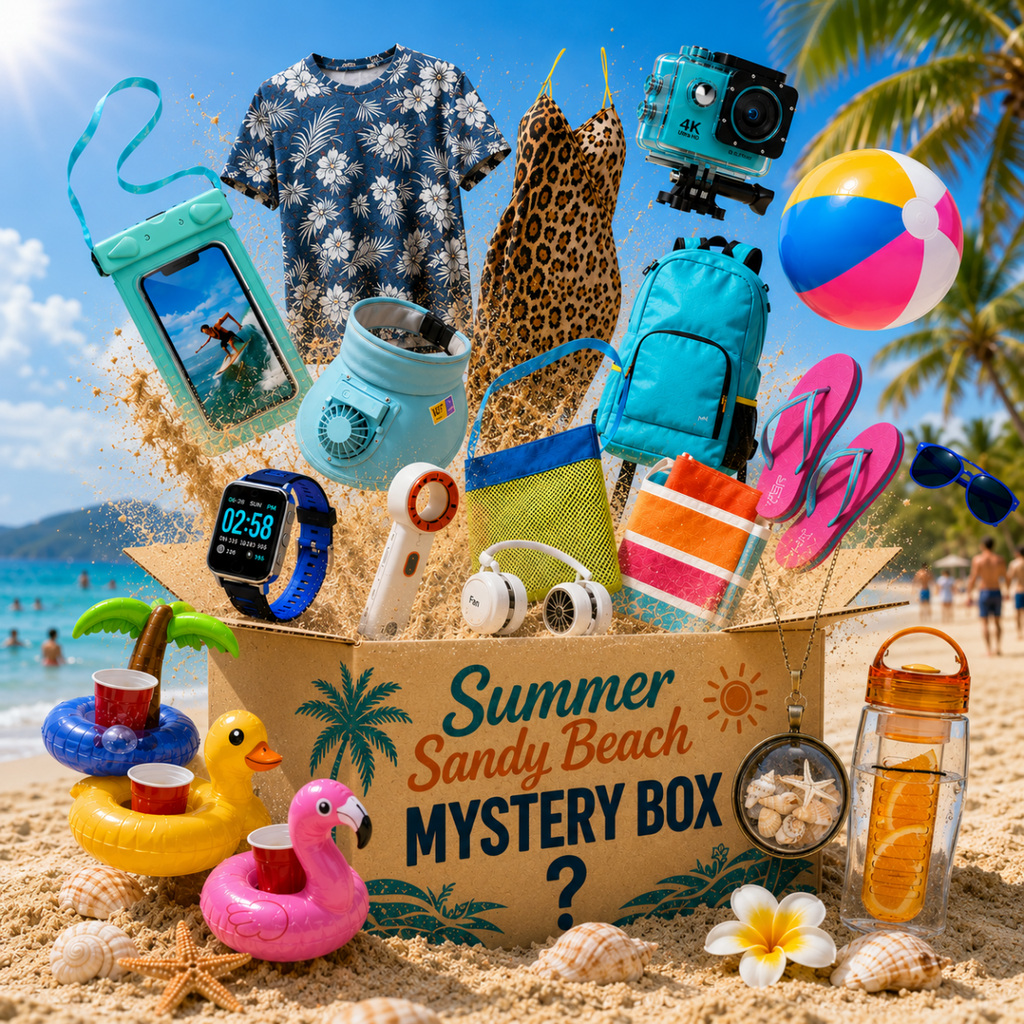 Summer Sandy Beach Mystery Box - 6 Pcs Vista