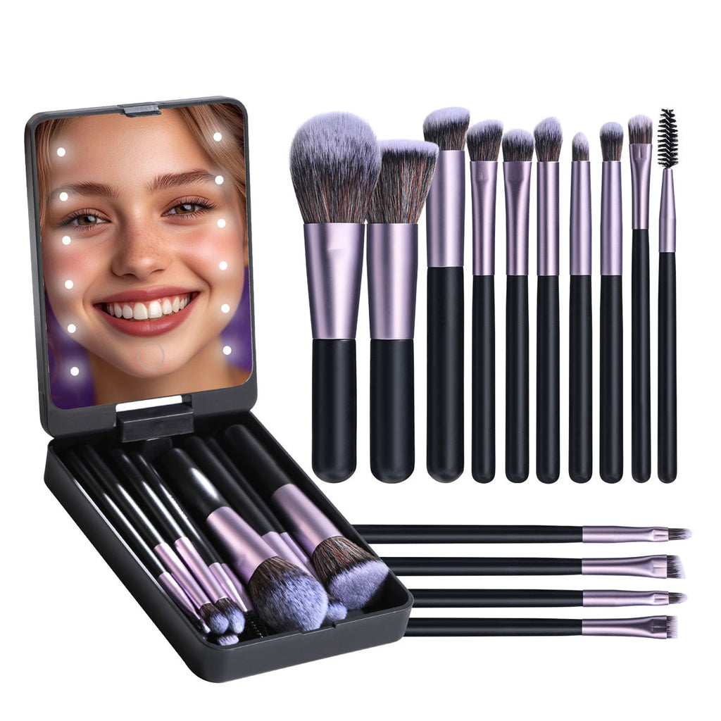 Bamboo Beauty Vanity Kit With LED Mirror Vista