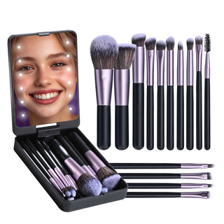 Bamboo Beauty Vanity Kit With LED Mirror Vista