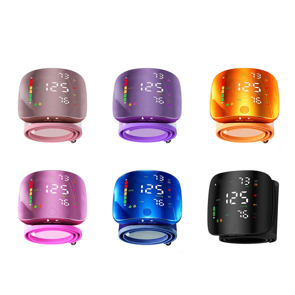 Live Well Digital Vitality Wellness Rechargeable Heart and Blood Pressure Wrist Monitor with Multi-User Memory Vista