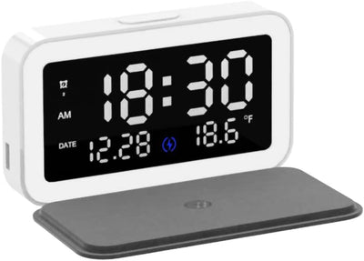 Clockwork Wireless Fast Charge Alarm Clock Vista Shops