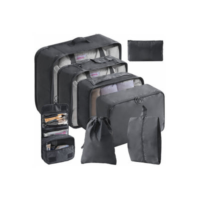 Pack Smart 8-Piece Packing Cubes Set Vista Shops
