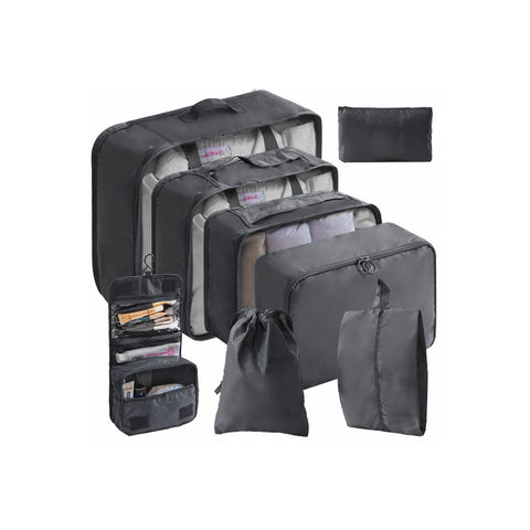 Pack Smart 8-Piece Packing Cubes Set Vista Shops