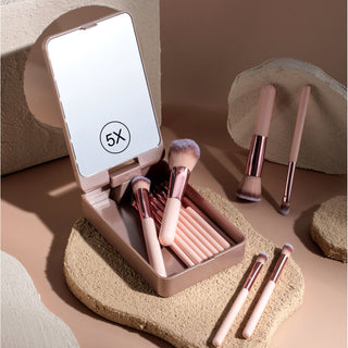 Bamboo Beauty Vanity Kit With LED Mirror Vista