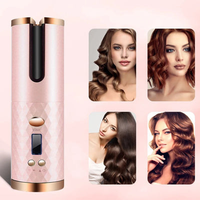 Smooth Waves Auto Cordless Portable Curling Iron Vista Shops