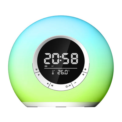 VIBE LED  Atmosphere Light And Bluetooth Speaker With Alarm Clock Vista Shops