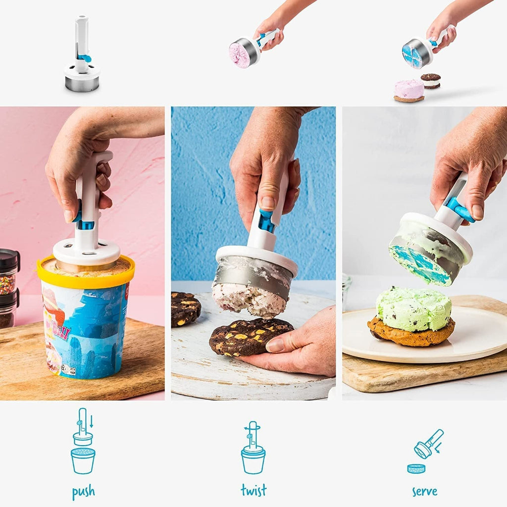 CreamPress Gourmet Ice Cream Sandwich Maker Vista