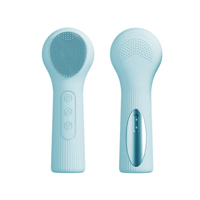 Dull to Dewy Heated Silicone Facial SPA Brush with Dual-Sided Deep Cleansing Exfoliator Vista Shops