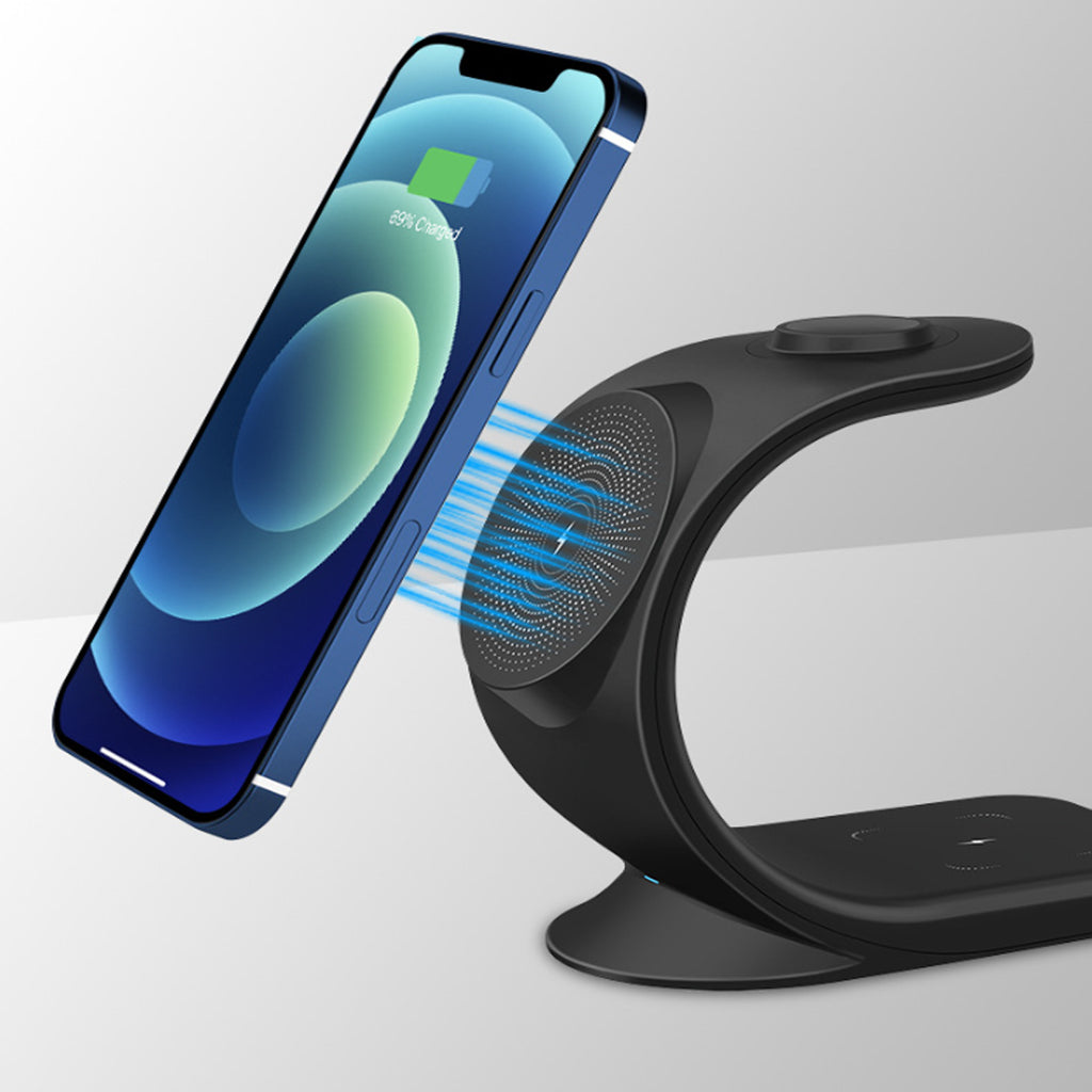 Multitasker Optimal Charging Dock 3 In 1 For iPhone, Apple Watch And Air Pods Vista Shops