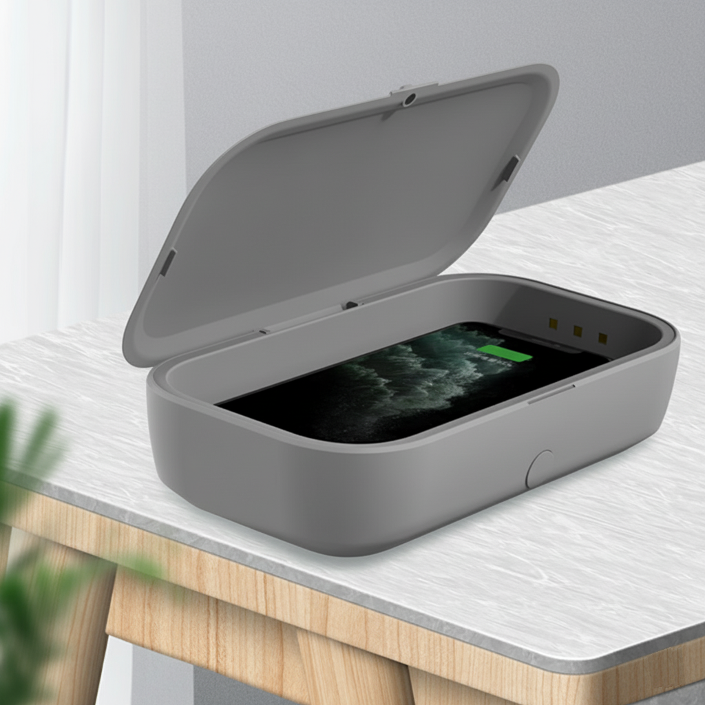 Power Cleanse Ultraviolet Disinfection and Wireless Charging Box Vista Shops