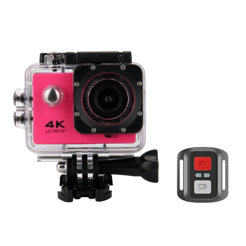 4k Remote Camera 4K Waterproof All Digital UHD WiFi Camera + RF Remote And Accessories ...