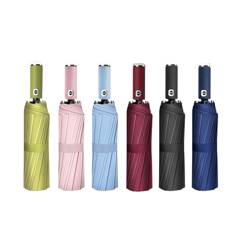 Pathfinder Prime LED Auto Umbrella with Tactical Flashlight Vista