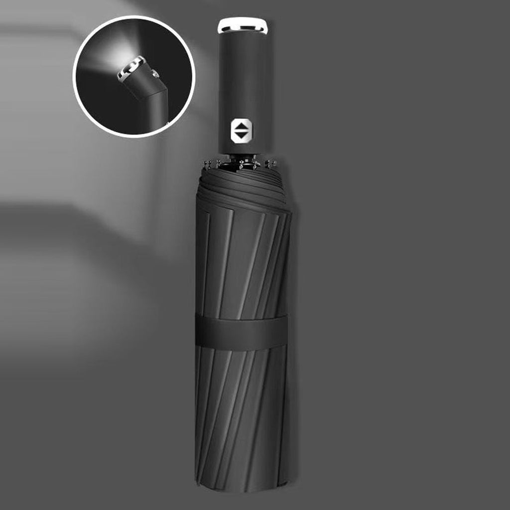 Pathfinder Prime LED Auto Umbrella with Tactical Flashlight Vista