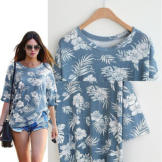 Hibiscus Garden Tropical Top In 3 Colors Vista