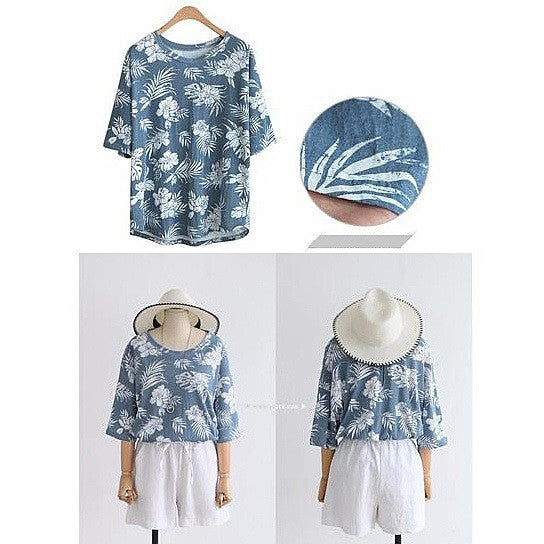 Hibiscus Garden Tropical Top In 3 Colors Vista