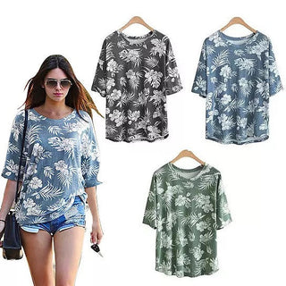 Hibiscus Garden Tropical Top In 3 Colors Vista