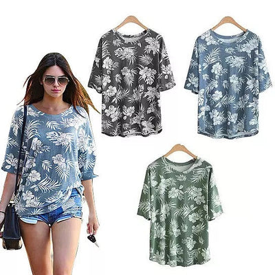 Hibiscus Garden Tropical Top In 3 Colors Vista