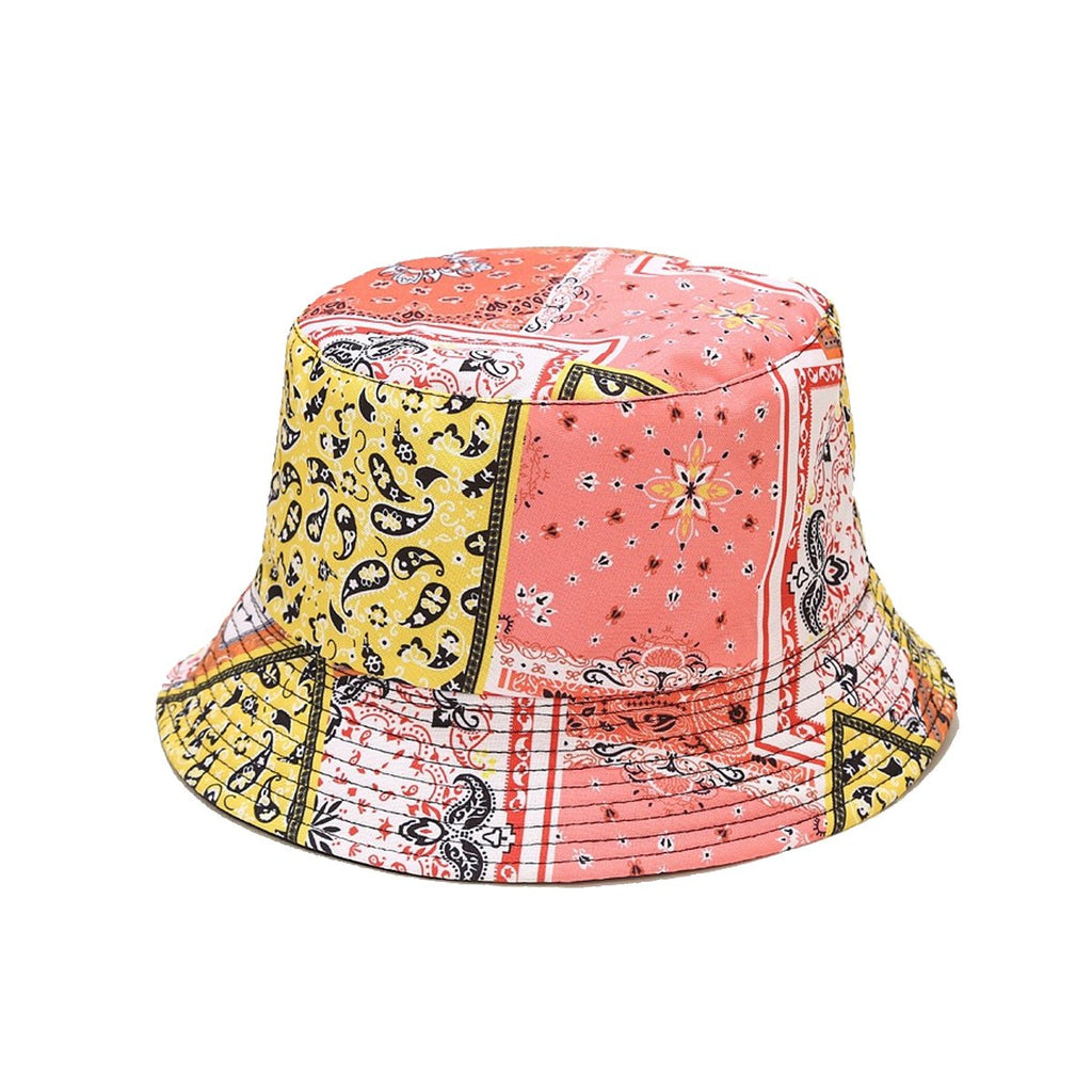 Bandana on the Beach Reversible Bucket Hat Vista