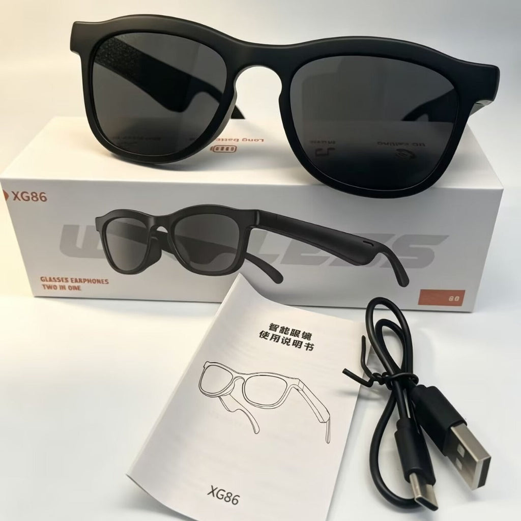 Chroma Pulse Smart Frames, Open-Ear Sound With Indoor- Outdoor Color Fade Lens Vista