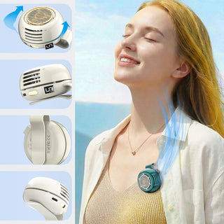 Kool Komfort Mini Bladeless Clip Fan Be Cool Anywhere Vista