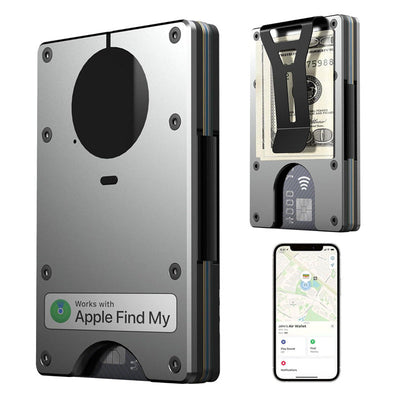 Smart Slim Wallet With GPS and RFID Vista