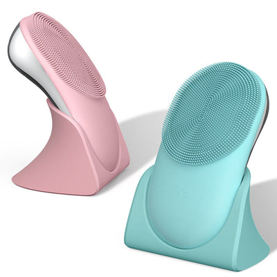 SpaGlow Facial Cleansing Brush with Heated Massage Vista