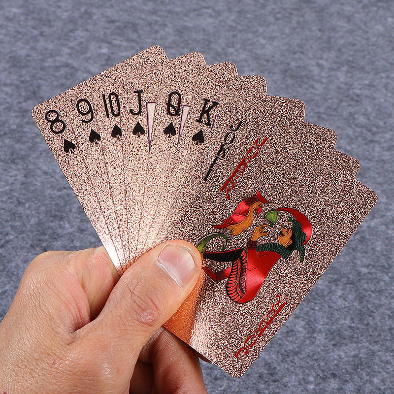 Lux Decks Gilded Floral Playing Cards Vista