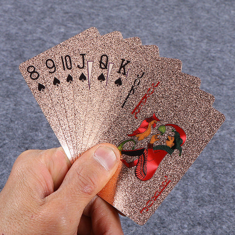 Lux Decks Gilded Floral Playing Cards Vista