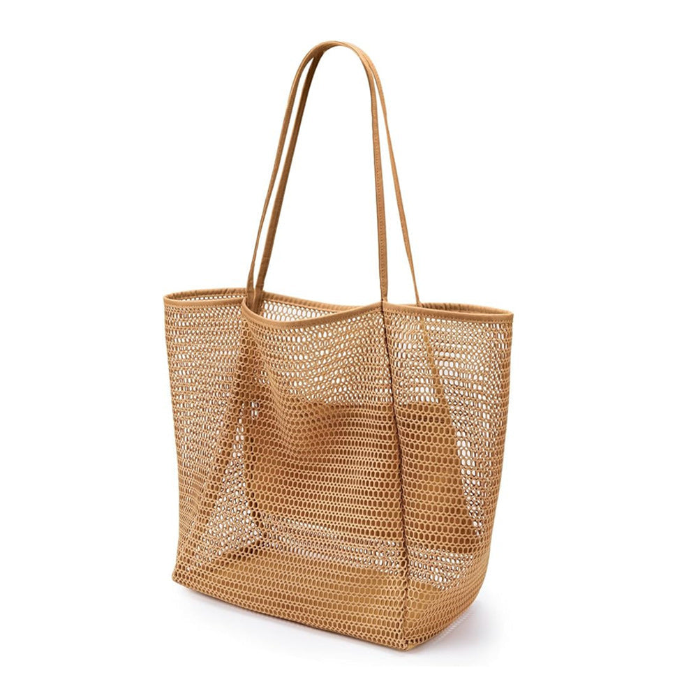 Coastal Drift Summer Mesh Foldable Carryall Vista