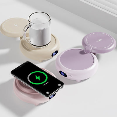 ThermoCharge 3-in-1 Smart Warmer, Coaster & Wireless Charger Vista