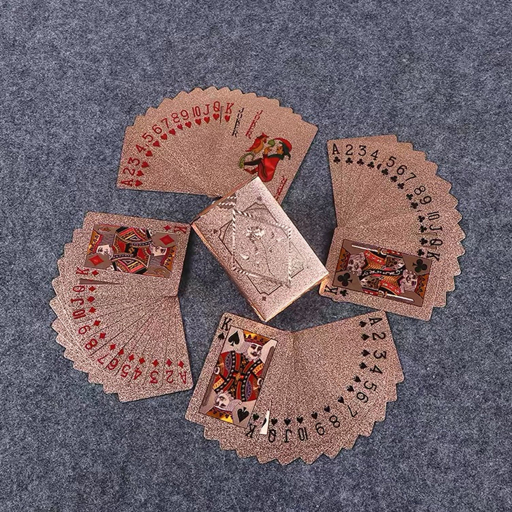Lux Decks Gilded Floral Playing Cards Vista