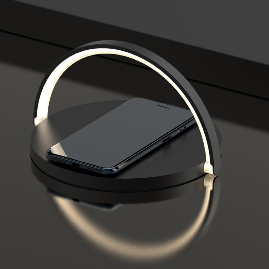 Moonlit Soft Glow LED Light, Wireless Phone Charger And Stand Vista Shops