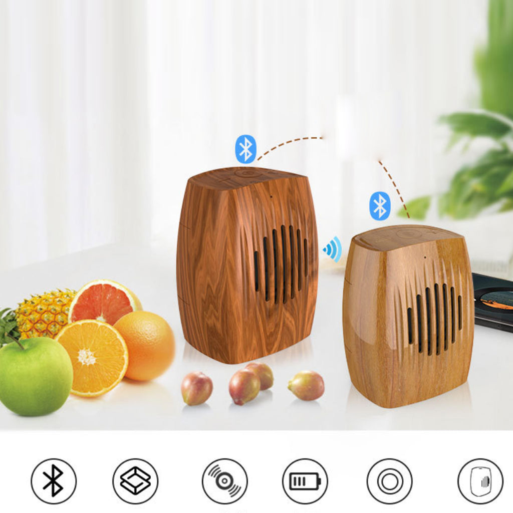 Wood Look Retro Bluetooth Speaker Vista Shops