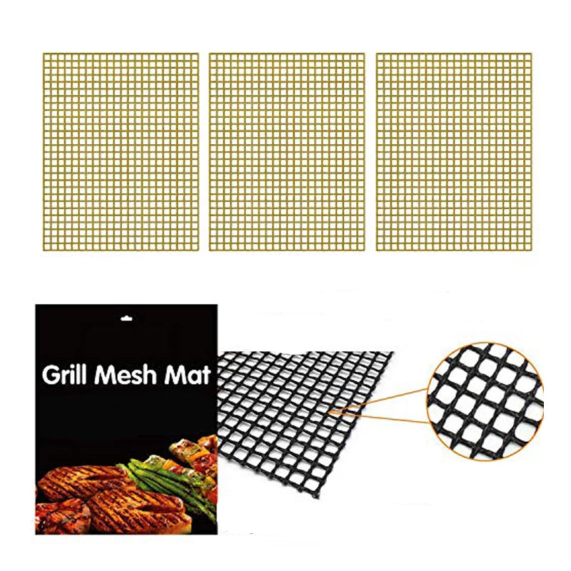 Grill Mesh Mat For Tailgating And Outdoor BBQ  3/PAK Vista Shops