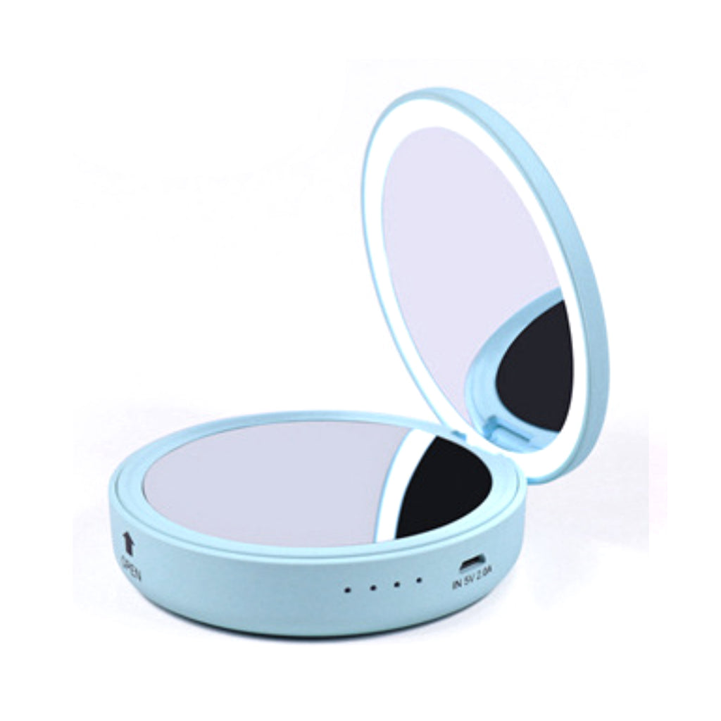 Compact Mirror With Portable Phone Charger Vista Shops