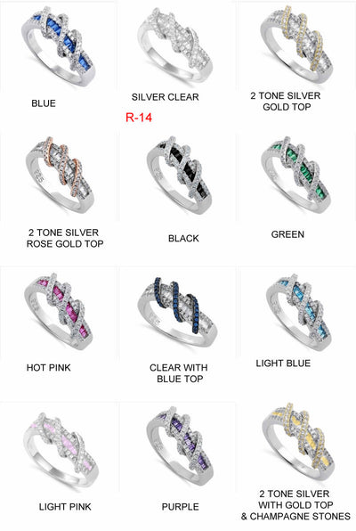 Prosper Rings In Various Colors And Combinations Vista Shops