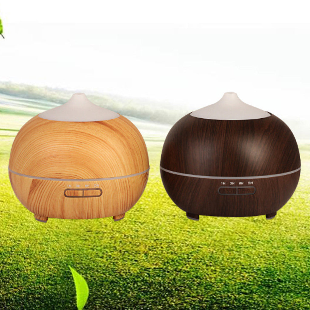 Mistyrious Essential Oil Humidifier Natural Oak Design With Easy Remote Vista Shops