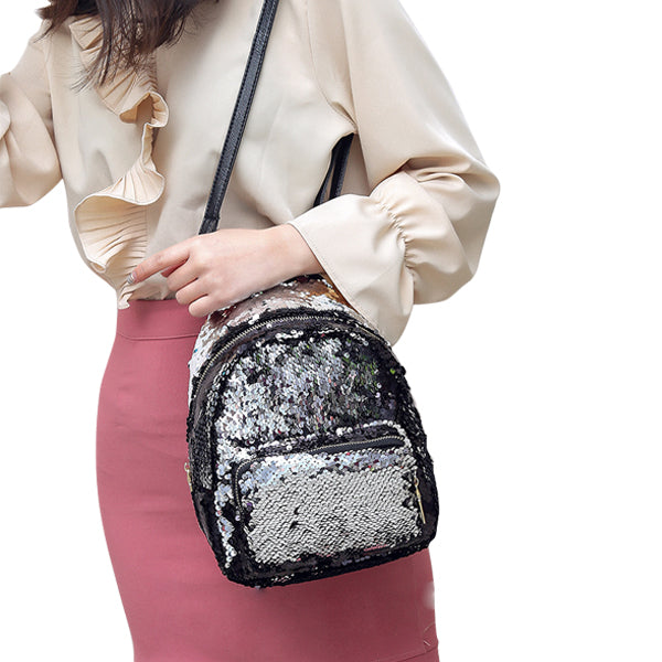 Let it Twinkle Sequin Backpack Pretty and Practical Vista Shops