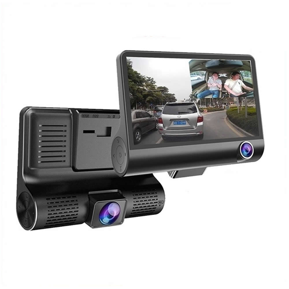 Safe Drive Dual Camera Car Dash Cam With Large Screen Vista Shops
